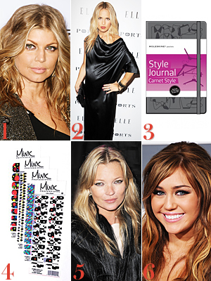 Fergie Rachel Zoe Kate Moss Miley Cyrus