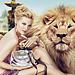 Kirsten Dunst Poses With Lion for Bulgari