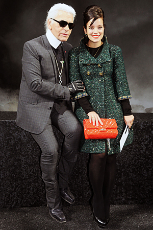 Lily Allen Karl Lagerfeld