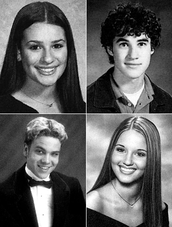 Glee yearbook photos