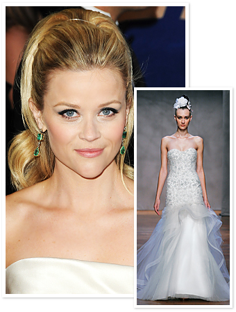 reese witherspoon wedding dress monique lhuillier. Reese Witherspoon