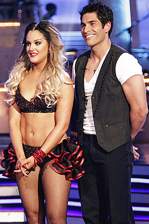 Mike Catherwood and Lacey Schwimmer