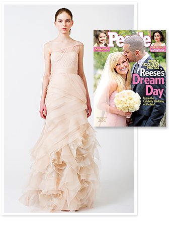 reese witherspoon pink wedding dress. Reese Witherspoon