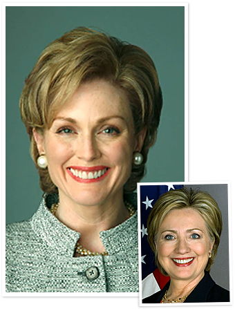 Julianne Moore, Hillary Clinton
