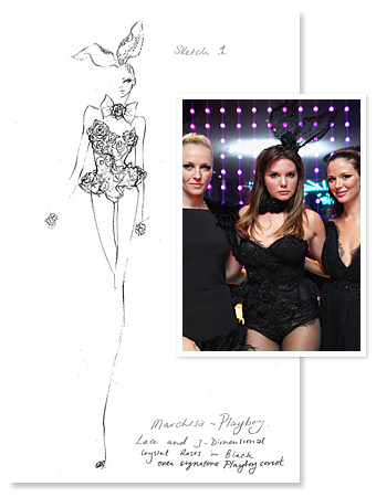 Marchesa Playboy Bunny Costume