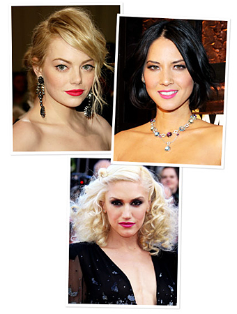 Emma Stone, Olivia Munn, Gwen Stefani