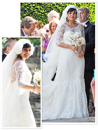Lily Allen Wedding Dress Celebrity Wedding Dress InStylecom What's 