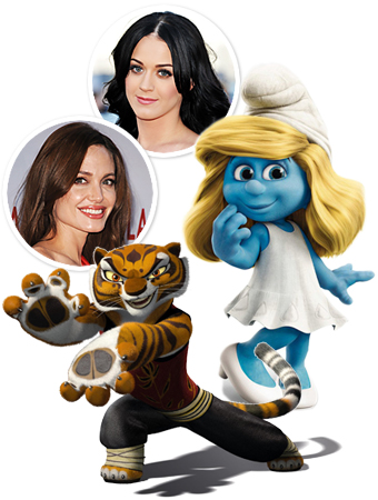 Celebrity Cartoon Voices