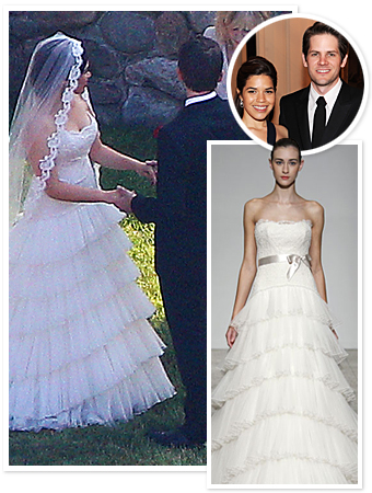 America Ferrera, Wedding