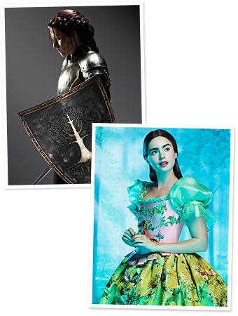 Kristen Stewart, Lily Collins, Snow White