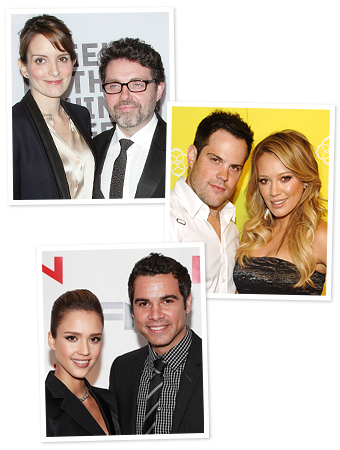 Tina Fey, Hilary Duff, Jessica Alba