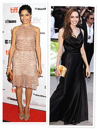 Freida Pinto, Angelina Jolie, Toronto Film Festival