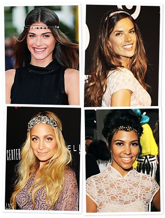 Celebrities Wearing Headbands
