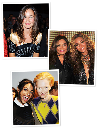 Pippa Middleton, Beyonce, Rosario Dawson