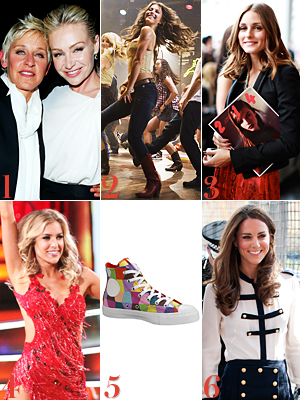 Ellen DeGeneres, Portia Di Rossi, Julianne Hough, Footloose