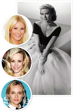 Grace Kelly, Gwyneth Paltrow, Rachel McAdams, Diane Kruger