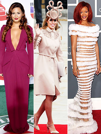 Demi Lovato, Princess Beatrice, Rihanna