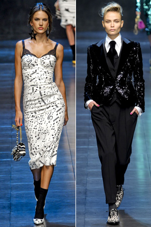 Dolce & Gabbana fall fashion show