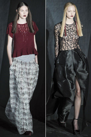 Theyskens' Theory fall fashion show