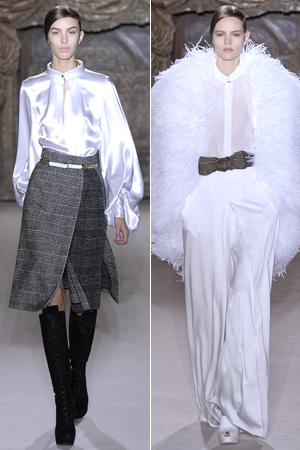 yves st. laurent fall fashion show