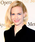 January Jones - Daily Beauty Tip - Black Nail Polish