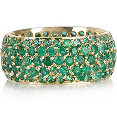Jennifer Meyer - emerald ring - We're Obsessed