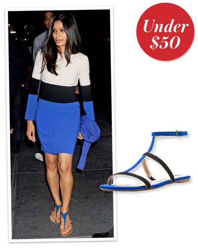 Bright Blue Sandals