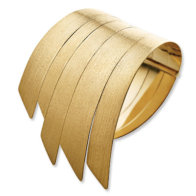 H stern - gold- cuff - we're obsessed