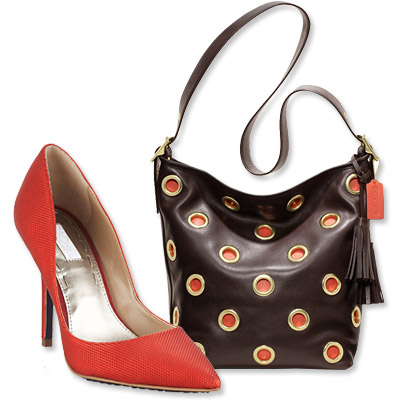 coach shoes with matching purse