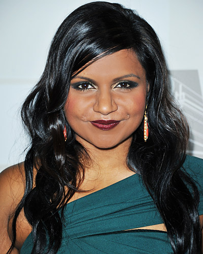 Mindy Kalings Textured Waves The Best Star Inspired Party Hairstyles