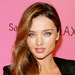 Sexy: Miranda Kerr in plunging Balmain