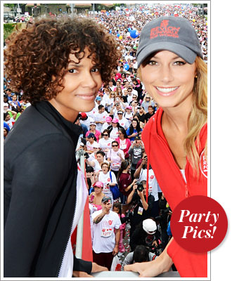 Halle Berry and Stacy Keibler