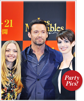 Amanda Seyfried, Hugh Jackman, Anne Hathaway