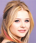 Chloe Moretz's Pink Streaks