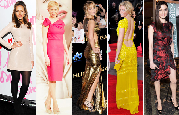 Jessica Alba, Michelle Williams, Jennifer Lawrence, Elizabeth Banks, Rachel Weisz