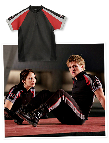 Katniss and Peeta training