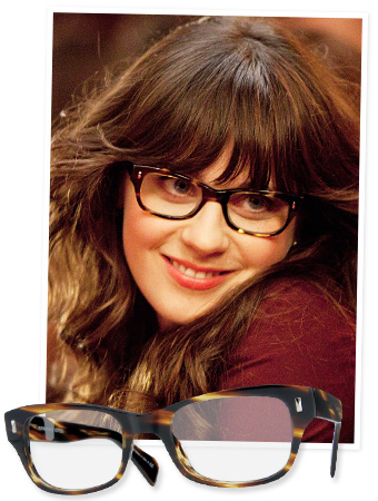 Latest  Celebrities on Found It  New Girl Zooey Deschanel   S Geek Chic Glasses   Instyle Com