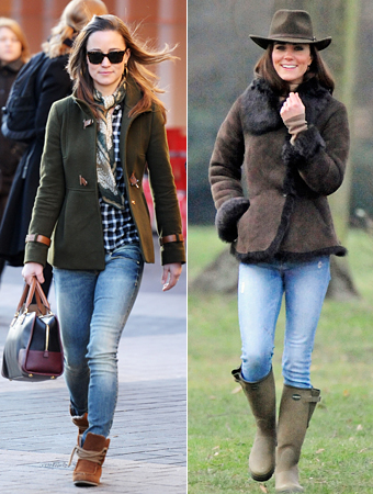 Pippa Middleton Hairstyle on Kate Middleton  Pippa Middleton  Met Jeans