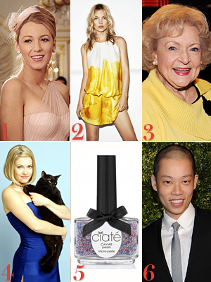 Gossip Girl, Kate Moss, Betty White