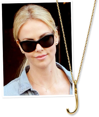 Charlize Theron, personalized jewelry