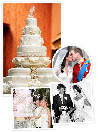 celebrity wedding cakes JOHN STILLWELL AFP Getty LEON NEAL AFP Getty 