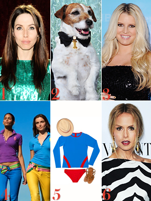 Whitney Cummings, Uggie, Jessica Simpson