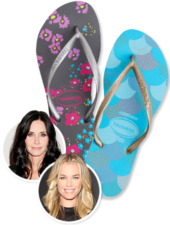 Havaianas Baby Buggy Courteney Cox Rebecca Romijn