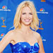 January Jones Has a Really Good Reason to Wear Blue