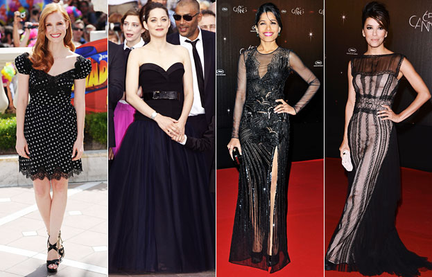 Jessica Chastain, Marion Cotillard, Freida Pinto, Eva Longoria