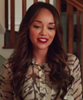Ashley Madekwe’s Revenge Style: Her Animal Print Blouse