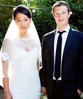 Priscilla Chan Wears Claire Pettibone to Marry Mark Zuckerberg