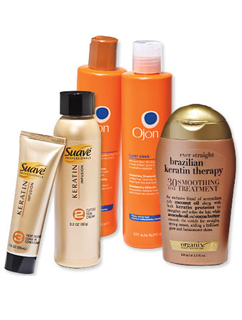 DIY Keratin Treatments, Ojon, Suave