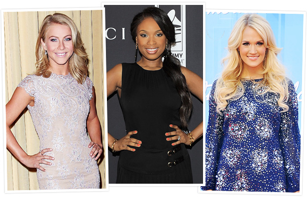 Julianne Hough, Jennifer Hudson, Carrie Underwood