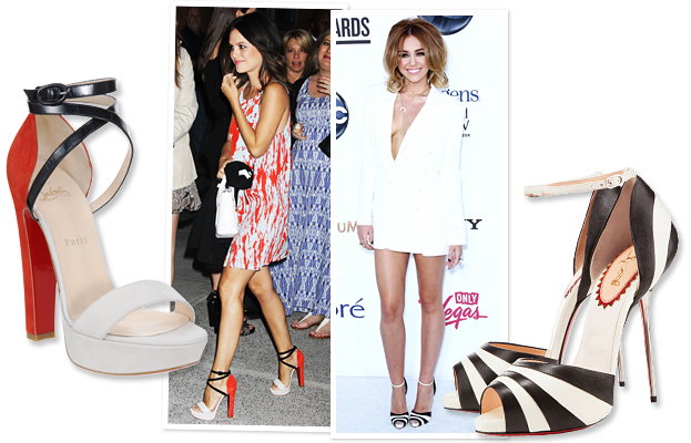 Rachel Bilson, Miley Cyrus, Christian Louboutin